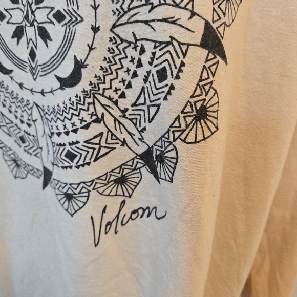 Volcom Scoop Neck Long Sleeve Dream Catcher Size LARGE NATIVE AMERICAN LOOK - Picture 3 of 6